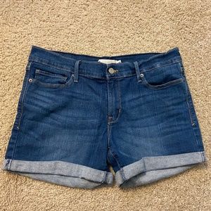 Levi’s Cuffed Jean Shorts